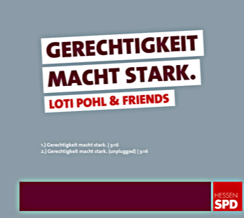  Gerechtigkeit macht stark - Loti Pohl & Friends -Single CD 